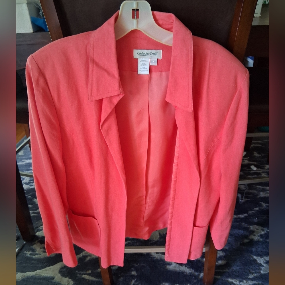 Coldwater Creek Pink Blazer Lightweight and Versatile